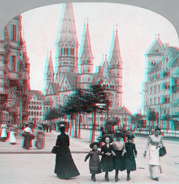 Stereograph of Berlin in 1903