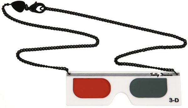 Tatty Devine 3-D glasses necklace