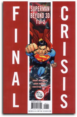 Cover A of Final Crisis: Superman Beyond comic book issue no. 1