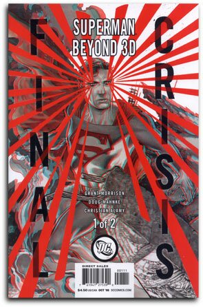 Alternate cover B of Final Crisis: Superman Beyond comic book issue no. 1